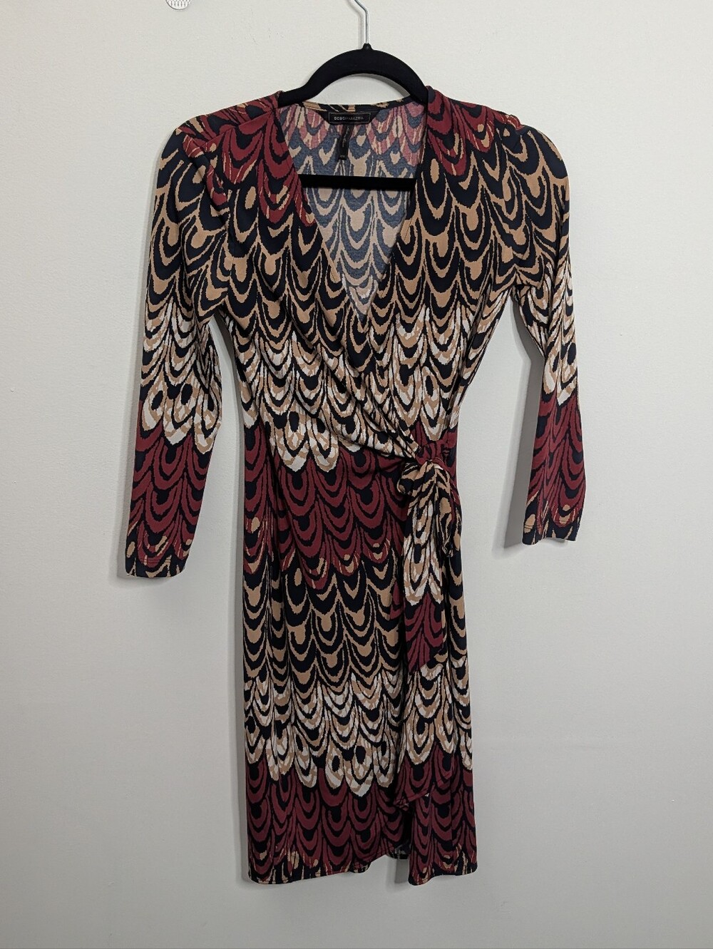 BCBGMaxAzria Long Sleeve Wrap Dress Size XXS